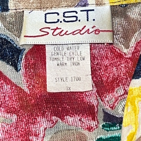 Women’s 3X colorful shirt CST - Picture 2 of 3